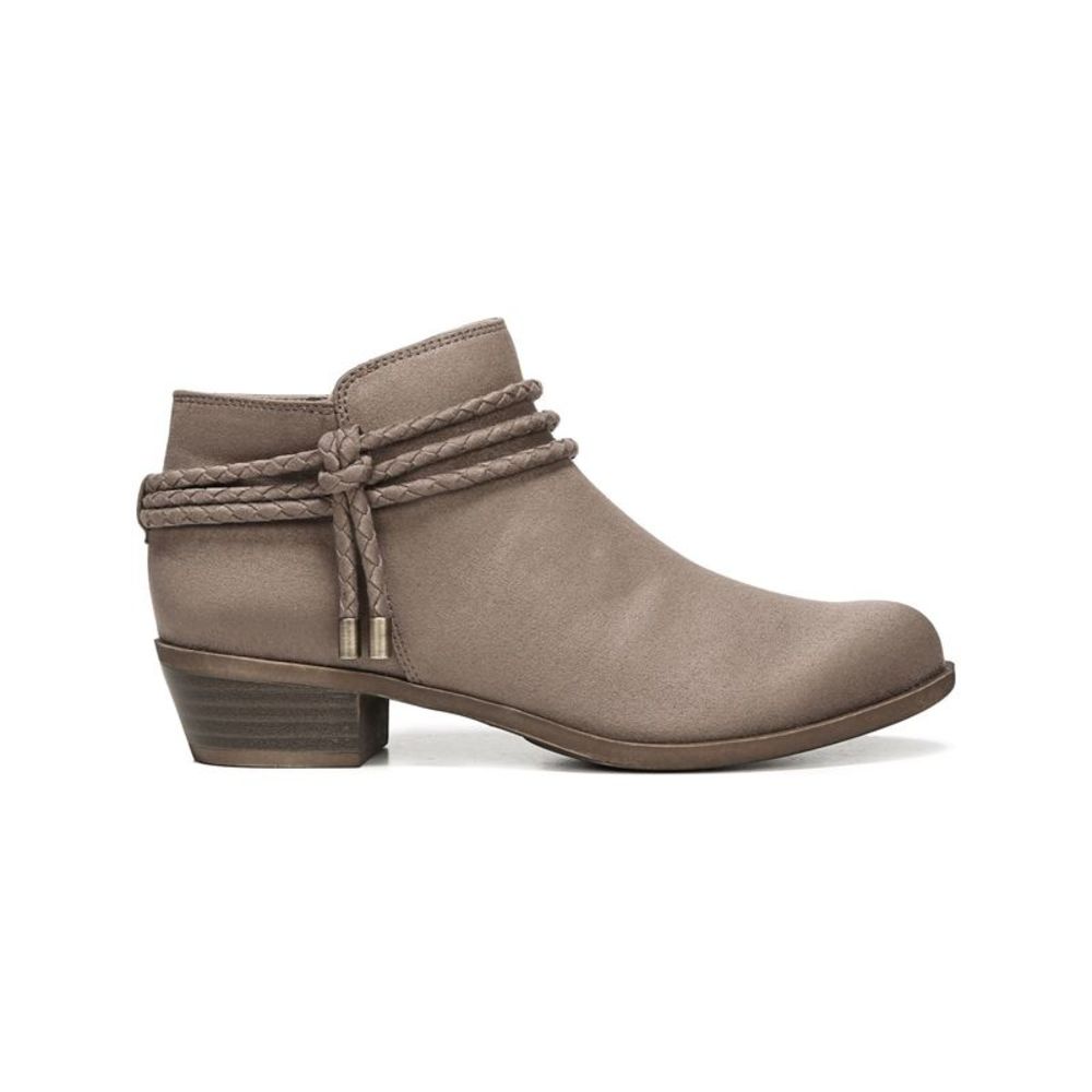 LIFE STRIDE VELOCITY Womens Brown Wrap Around Strap Andrea Round Toe Booties 8 M